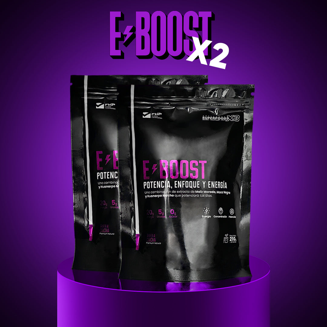 2 PACKS: EBOOST ™ - FUENTE DE ENERGÍA VITAL