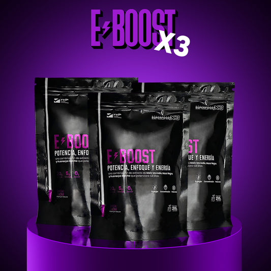 3 PACKS: EBOOST ™ - FUENTE DE ENERGÍA VITAL