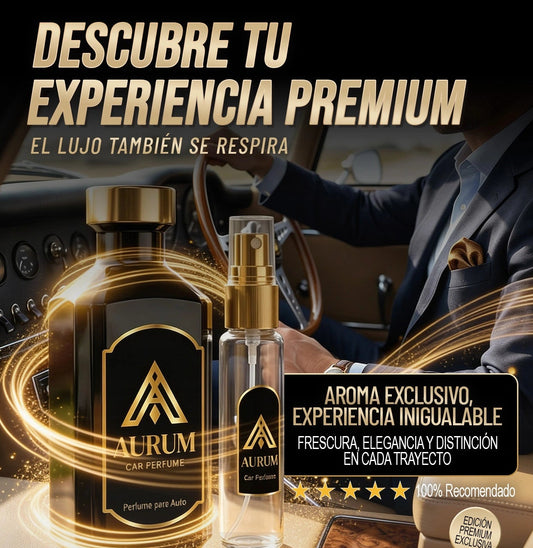 AURUM - PERFUME DE LUJO PARA AUTO - MI TIENDA ONLINE 🇵🇪