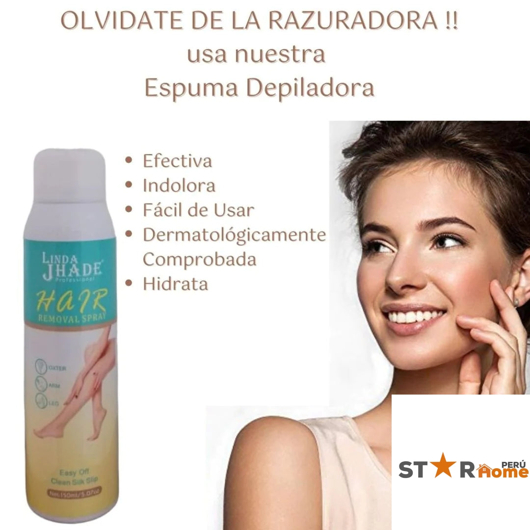 DEPILA MÁX™ ESPUMA DEPILADORA LINDA JHADE