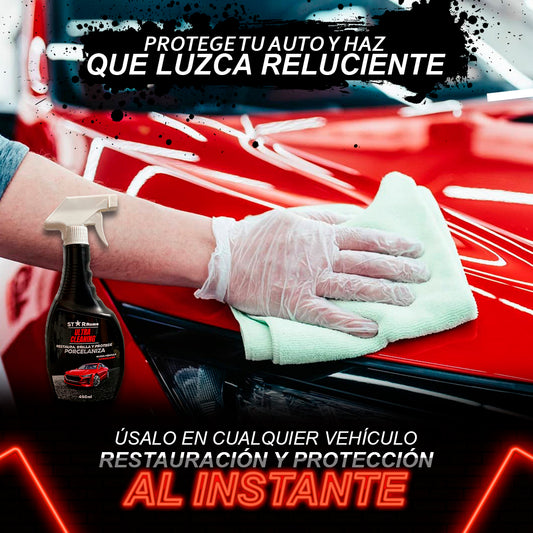 PORCELANIZADOR 3 EN 1 + PAÑO DE MICROFIBRA™